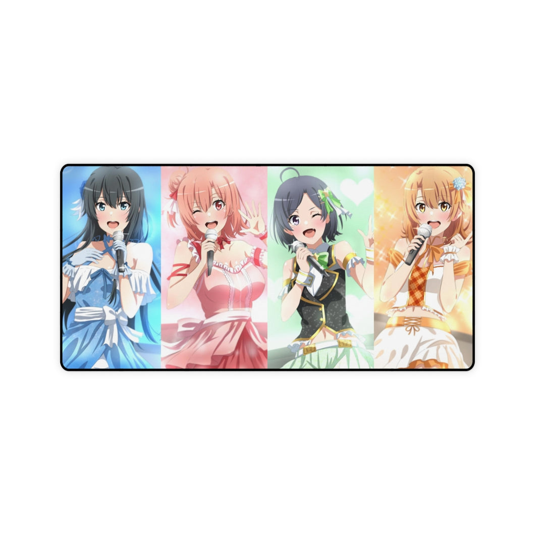 My Teen Romantic Comedy SNAFU Yukino Yukinoshita, Yui Yuigahama, Komachi Hikigaya Mouse Pad (Desk Mat)
