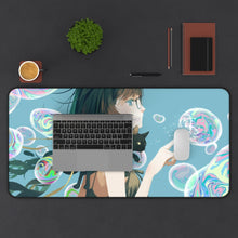 Load image into Gallery viewer, Monogatari (Series) Mouse Pad (Desk Mat) With Laptop
