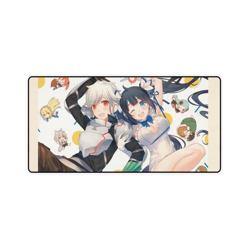 Is It Wrong to Try to Pick Up Girls in a Dungeon? Mouse Pad (Desk Mat)