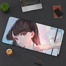 Load image into Gallery viewer, Komi Can&#39;t Communicate Komi Shouko Mouse Pad (Desk Mat) On Desk
