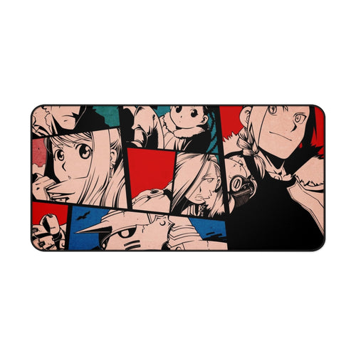 FullMetal Alchemist - Scar , Edward , Alphonse , Winry , Olivier , May  & Shao Mouse Pad (Desk Mat)