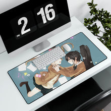 Load image into Gallery viewer, Fukumenkei Noise Mouse Pad (Desk Mat) With Laptop

