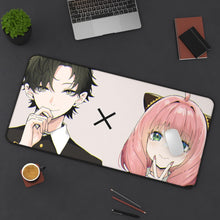 Load image into Gallery viewer, Spy X Family Mouse Pad (Desk Mat) On Desk
