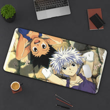 Load image into Gallery viewer, Hunter x Hunter Killua Zoldyck, Gon Freecss Mouse Pad (Desk Mat) On Desk
