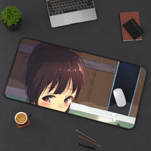 Load image into Gallery viewer, Megumin in Bath Mouse Pad (Desk Mat) On Desk
