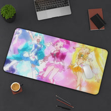 Load image into Gallery viewer, Pretty Cure! Mouse Pad (Desk Mat) On Desk
