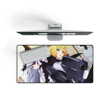 Load image into Gallery viewer, Infinite Stratos Charlotte Dunois, Laura Bodewig Mouse Pad (Desk Mat) On Desk
