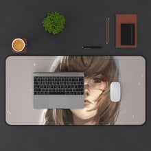 Load image into Gallery viewer, Kiznaiver Honoka Maki Mouse Pad (Desk Mat) With Laptop
