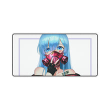 Load image into Gallery viewer, Anime, Girl, Blue Hair, Gas Mask, Mouse Pad (Desk Mat)
