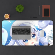 Load image into Gallery viewer, Is The Order A Rabbit? Mouse Pad (Desk Mat) With Laptop
