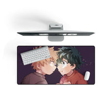 Load image into Gallery viewer, My Hero Academia Izuku Midoriya, Katsuki Bakugou Mouse Pad (Desk Mat) On Desk
