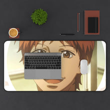 Load image into Gallery viewer, Anime Orange Mouse Pad (Desk Mat) With Laptop
