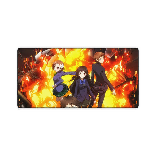 Accel World Kuroyukihime, Haruyuki Arita, Chiyuri Kurashima, Takumu Mayuzumi Mouse Pad (Desk Mat)