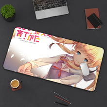 Load image into Gallery viewer, Saekano: How To Raise A Boring Girlfriend Mouse Pad (Desk Mat) On Desk
