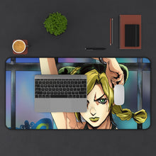 Load image into Gallery viewer, Jolyne Cujoh, Stone Ocean (Jojo&#39;s Bizarre Adventure) Mouse Pad (Desk Mat) With Laptop
