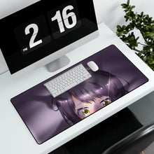 Load image into Gallery viewer, Mieruko-chan Mouse Pad (Desk Mat) With Laptop
