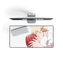 Load image into Gallery viewer, Kirishima and Bakugo Mouse Pad (Desk Mat) On Desk

