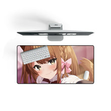 Load image into Gallery viewer, Anime Girl Mouse Pad (Desk Mat) On Desk

