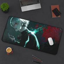 Load image into Gallery viewer, Tokyo Ghoul Ken Kaneki Mouse Pad (Desk Mat) On Desk
