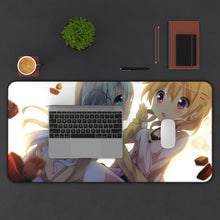 Load image into Gallery viewer, Is The Order A Rabbit? Mouse Pad (Desk Mat) With Laptop
