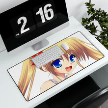 Load image into Gallery viewer, Omamori Himari Mouse Pad (Desk Mat) With Laptop
