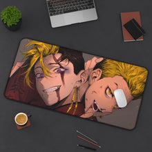 Load image into Gallery viewer, Tokyo Revengers Kazutora Hanemiya Mouse Pad (Desk Mat) On Desk

