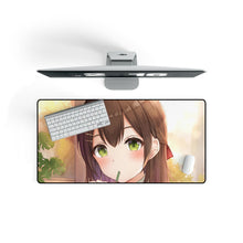 Load image into Gallery viewer, Anime Girl Mouse Pad (Desk Mat) On Desk
