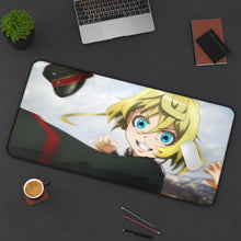 Load image into Gallery viewer, Tanya Degurechaff Mouse Pad (Desk Mat) On Desk
