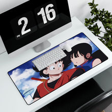 Load image into Gallery viewer, Goku and Chichi Mouse Pad (Desk Mat) With Laptop
