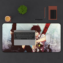 Load image into Gallery viewer, Blue Exorcist Mouse Pad (Desk Mat) With Laptop
