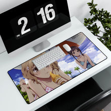 Load image into Gallery viewer, Hanasaku Iroha Mouse Pad (Desk Mat) With Laptop
