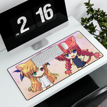 Load image into Gallery viewer, Magical Girl Lyrical Nanoha Mouse Pad (Desk Mat) With Laptop
