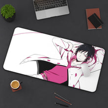Load image into Gallery viewer, Durarara!! Izaya Orihara Mouse Pad (Desk Mat) On Desk
