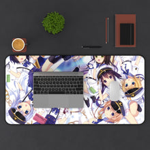 Load image into Gallery viewer, Is The Order A Rabbit? Mouse Pad (Desk Mat) With Laptop
