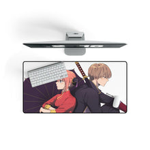 Load image into Gallery viewer, Gintama Kagura, Okita Sougo Mouse Pad (Desk Mat) On Desk

