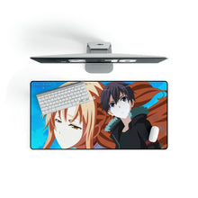 Load image into Gallery viewer, Kirito and Asuna Mouse Pad (Desk Mat)
