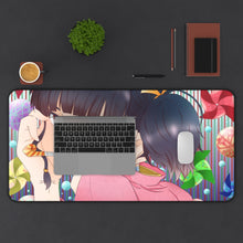 Load image into Gallery viewer, Mumei Mouse Pad (Desk Mat) With Laptop
