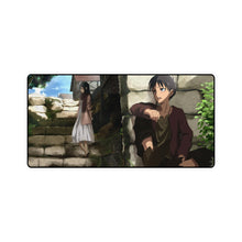 Load image into Gallery viewer, Eren Yeager and Mikasa Ackerman Mouse Pad (Desk Mat)
