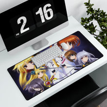 Load image into Gallery viewer, Magical Girl Lyrical Nanoha Mouse Pad (Desk Mat) With Laptop
