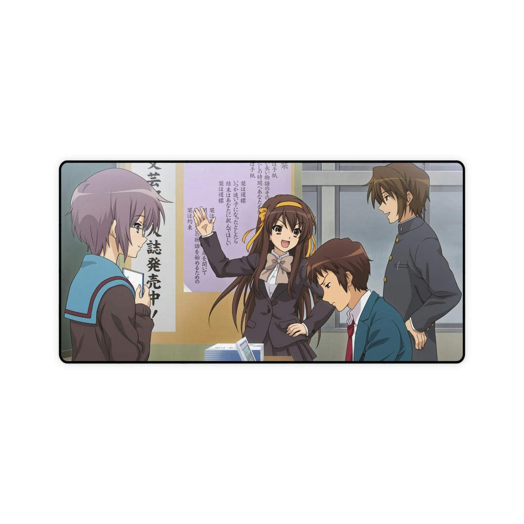 The Melancholy Of Haruhi Suzumiya Mouse Pad (Desk Mat)