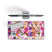 Load image into Gallery viewer, Love Live! Maki Nishikino, Kotori Minami, Umi Sonoda, Honoka Kousaka, Rin Hoshizora Mouse Pad (Desk Mat) On Desk
