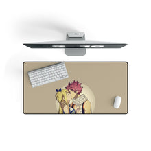 Load image into Gallery viewer, Fairy Tail Natsu Dragneel, Lucy Heartfilia Mouse Pad (Desk Mat) On Desk
