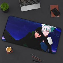 Load image into Gallery viewer, Darker Than Black Hei, Yin, Mao Mouse Pad (Desk Mat) On Desk
