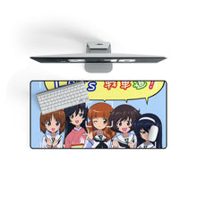 Load image into Gallery viewer, Girls und Panzer Mouse Pad (Desk Mat) On Desk
