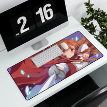 Load image into Gallery viewer, Asuna Yuuki Mouse Pad (Desk Mat) With Laptop
