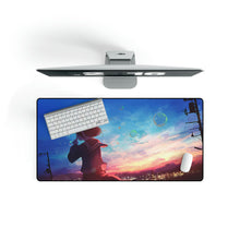 Load image into Gallery viewer, Anime, Scenery, Girl, Sunset, Bubbles, Mouse Pad (Desk Mat)
