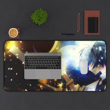 Load image into Gallery viewer, Nagisa Shiota VS Koro-sensei Mouse Pad (Desk Mat) With Laptop
