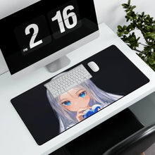 Load image into Gallery viewer, Anime Girl Mouse Pad (Desk Mat) With Laptop
