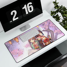 Load image into Gallery viewer, Anime Girl Mouse Pad (Desk Mat) With Laptop
