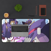 Load image into Gallery viewer, Little Witch Academia Atsuko Kagari, Sucy Manbavaran, Computer Keyboard Pad, Lotte Yanson Mouse Pad (Desk Mat) With Laptop
